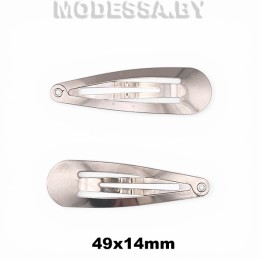 8525.08 Заготовка для заколки 49х14мм Ц:Никель 