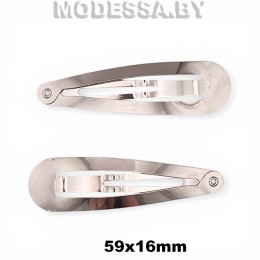 8525.13 Заготовка для заколки 59х16мм Ц:Никель 