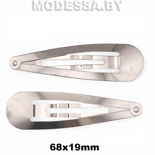 8525.17 Заготовка для заколки 68х19мм Ц:Никель 