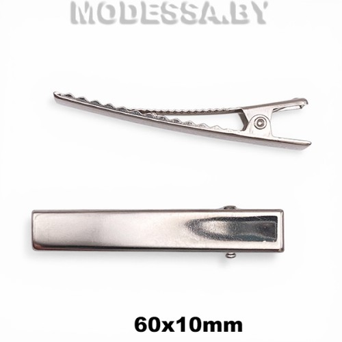 8525.19 Заготовка для заколки 60х10мм Ц:Никель