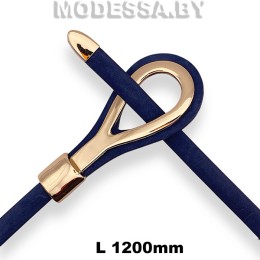СY030 Пояс 1200х39мм Ц:Золото/Синий