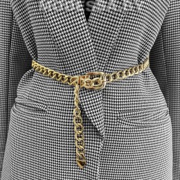 Пояс металл 1260х26мм Ц:Золото