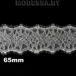 010 A кружево синтетическое Ц:Молочный 65мм