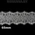 А 010 Кружево синтетическое 65мм Ц:Молочный 