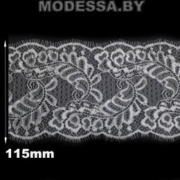 079 A кружево синтетическое Ц:Молочный 115мм