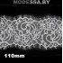 А 082 Кружево синтетическое 110мм Ц:Молочный 