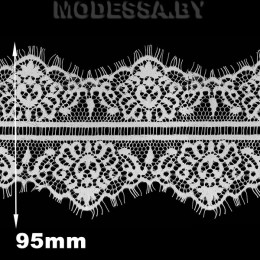 782 A кружево синтетическое Ц:Молочный 95мм