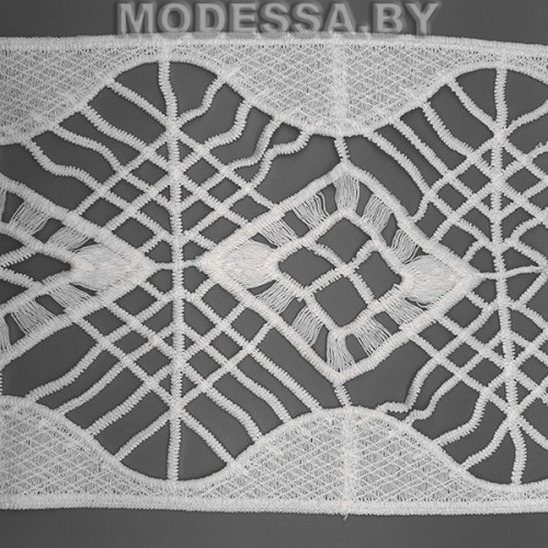 10064-11GM Кружево синт. 145мм Ц:Молочный 