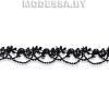 107 Кружево синтетическое 20мм Ц:Чёрный