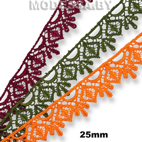 1096 КМС Кружево синтетическое 25мм 