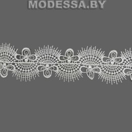 11053 MS Кружево синтетическое 50мм Ц:Молочный 