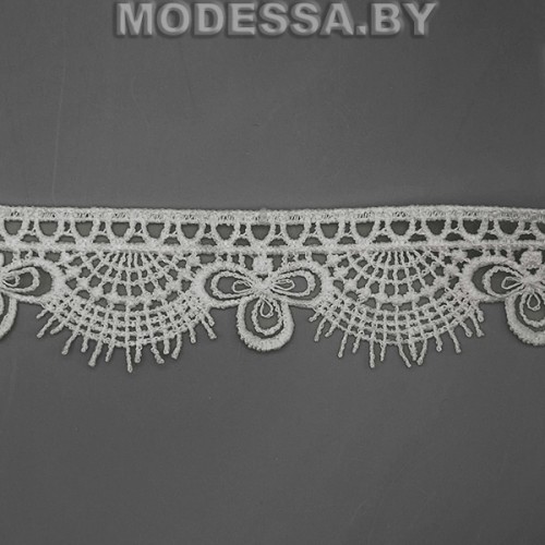 11054 MS Кружево синтетическое 35мм Ц:Молочный 