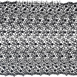 1239 FY Кружево синтетическое 220мм Ц:Чёрный 