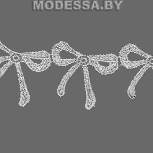 15 CTR Кружево синтетич. 50мм Ц:Молочный 