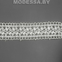 2034 К Кружево синт. 30мм Ц:Молочный 