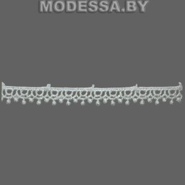 248 W Кружево синтетич. 10мм Ц:2 Молочный 