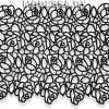 2486 CF Кружево синтетическое 100мм Ц:Чёрный 
