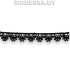 277 W Кружево синтетическое 12мм Ц:Чёрный 