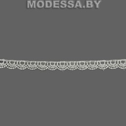 304 W Кружево синтетическое 12мм Ц:Молочный 