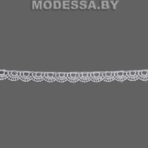 304 W Кружево синтетическое 12мм Ц:Белый 