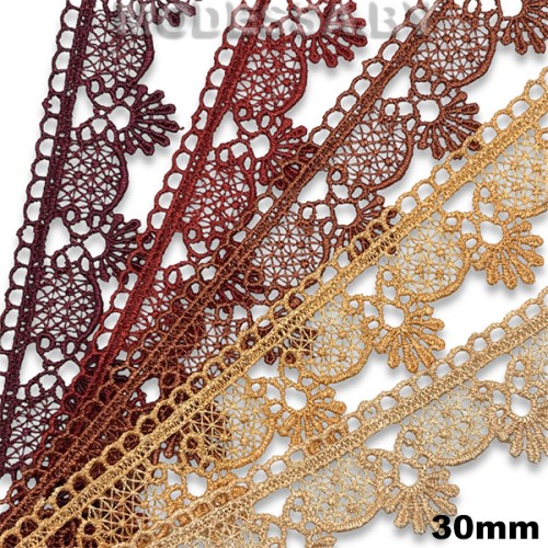 3081 Кружево синтетическое 30мм 