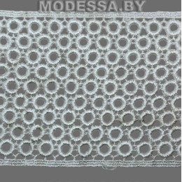 3108 Кружево синтетич. 80мм Ц:2 Молочный 