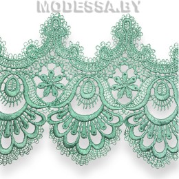 318 Кружево синтетическое 140мм Ц:Зелень 