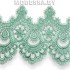 318 Кружево синтетическое 140мм Ц:Зелень 