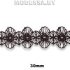 41640.10 Кружево синтетическое 35мм Ц:Чёрный 
