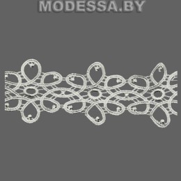 41708.18 Кружево синтетическое 55мм Ц:Молочный 