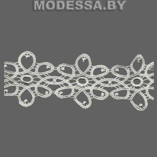 41708.18 Кружево синтетическое 55мм Ц:Молочный 