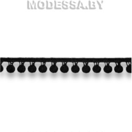 41708.65 Кружево синтетическое 12мм Ц:Чёрный 