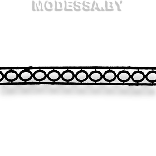 41740.11 Кружево синтетическое 20мм Ц:Чёрный 