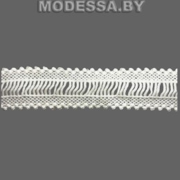 41740.115 Кружево синтетич. 40мм Ц:Молочный 