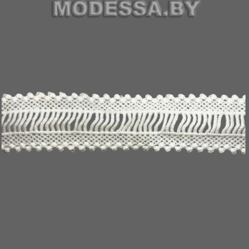 41740.115 Кружево синтетич. 40мм Ц:Молочный 