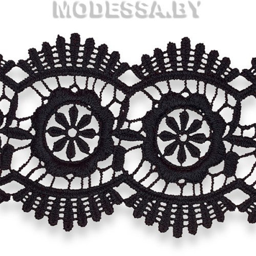 41740.18 Кружево синтетическое 85мм Ц:Чёрный