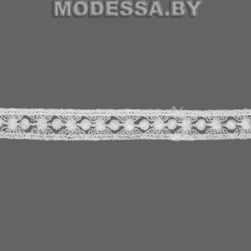 41740.2 Кружево синтетическое 15мм Ц:Молочный