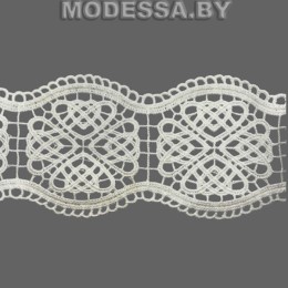 41740.21 Кружево синтетическое 80мм Ц:Молочный 