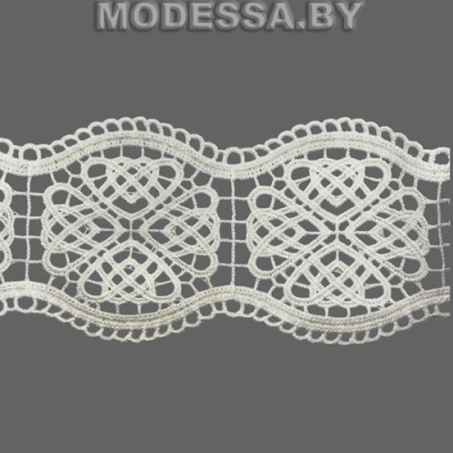 41740.21 Кружево синтетическое 80мм Ц:Молочный 