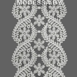 41740.35 Кружево синтетич. 120мм Ц:Молочный 