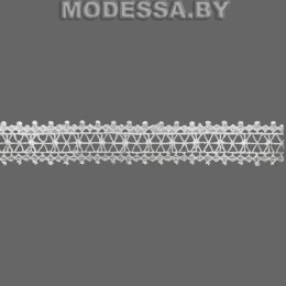 41740.4 Кружево синтетическое 25мм Ц:Молочный 