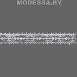 41740.4 Кружево синтетическое 25мм Ц:Белый 