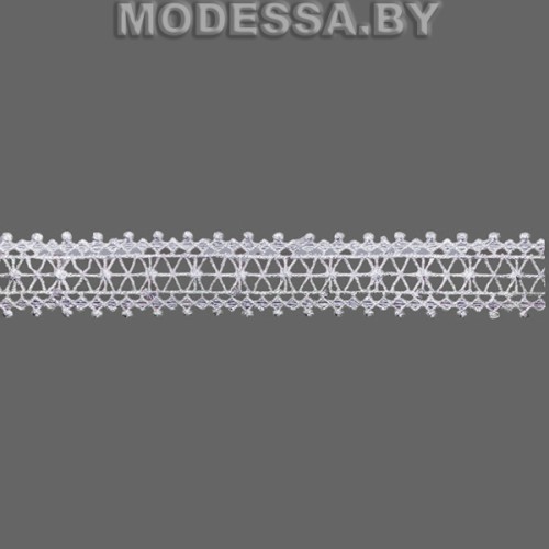 41740.4 Кружево синтетическое 25мм Ц:Белый 