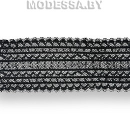 41740.42 Кружево синтетическое 65мм Ц:Чёрный 