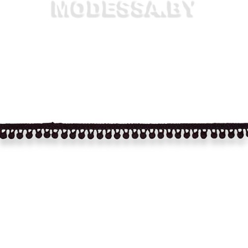 41740.5 Кружево синтетическое 8мм Ц:Чёрный 