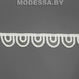41740.6 Кружево синтетическое 20мм Ц:Молочный 