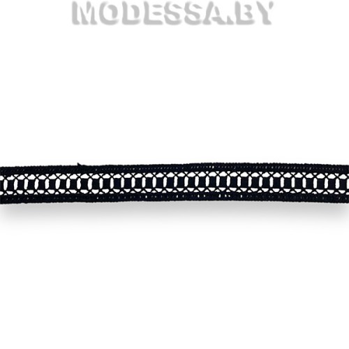 41740.8 Кружево синтетическое 18мм Ц:Чёрный 