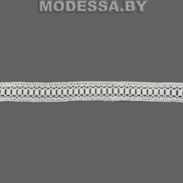  41740.8 Кружево синтетическое 18мм Ц:Молочный 