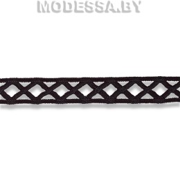 41740.9 Кружево синтетическое 18мм Ц:Чёрный 