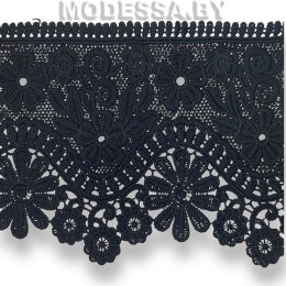 41751.15 Кружево синтетическое 145мм Ц:Чёрный 